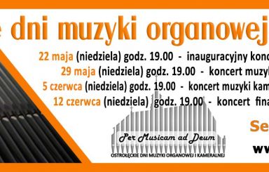 III Ostrołęckie Dni Muzyki Organowej i Kameralnej „Per musicam ad Deum