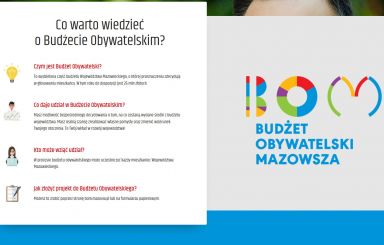 Trwa głosowanie na Budżet Obywatelski Mazowsza