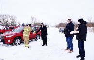 Prezydent Łukasz Kulik nagrodził strażaka (1)