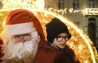 Spotkanie z Mikołajem przy świątecznych iluminacjach