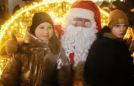 Spotkanie z Mikołajem przy świątecznych iluminacjach