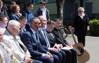 Kamień upamiętniający dra Psarskiego odsłonięty