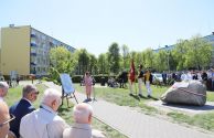 Kamień upamiętniający dra Psarskiego odsłonięty
