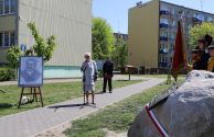 Kamień upamiętniający dra Psarskiego odsłonięty