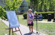 Kamień upamiętniający dra Psarskiego odsłonięty