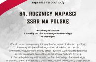 Obchody 84. rocznicy napaści ZSRR na Polskę