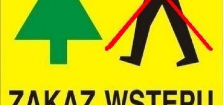 Zakaz wstępu do lasów