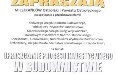 Upraszczanie procesu inwestycyjnego w budownictwie