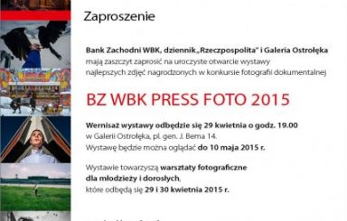 BZ WBK zaprasza na warsztaty i wystawę fotografii