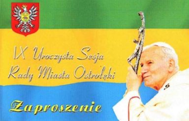 IX uroczysta sesja Rady Miasta Ostrołęki 