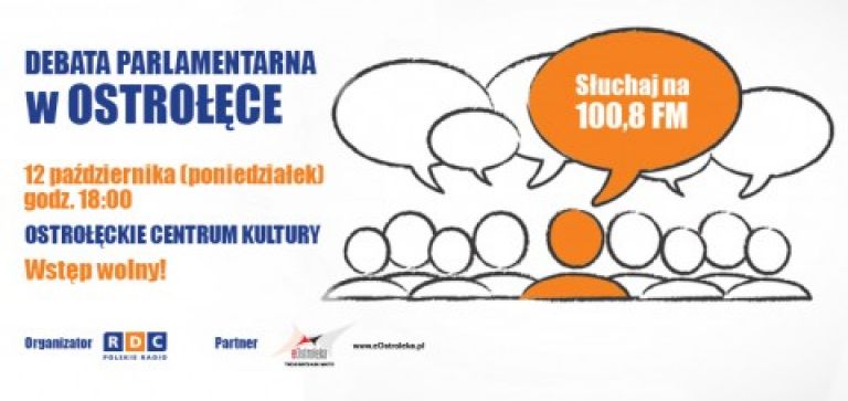 Debata parlamentarna RDC w Ostrołęce