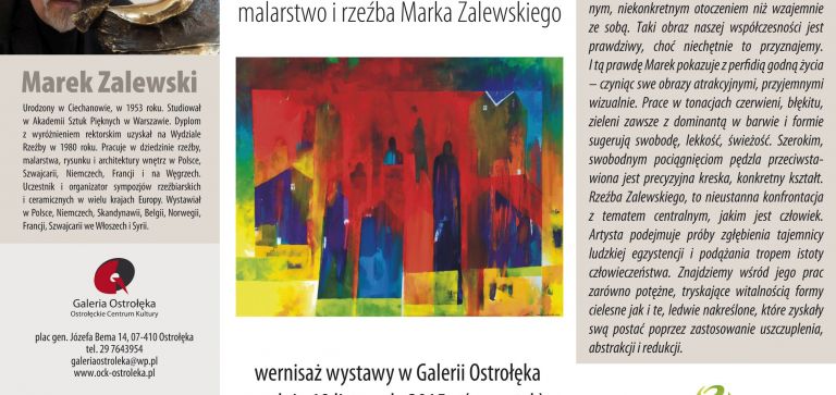Świat M.... malarstwo i rzeźba Marka Zalewskiego
