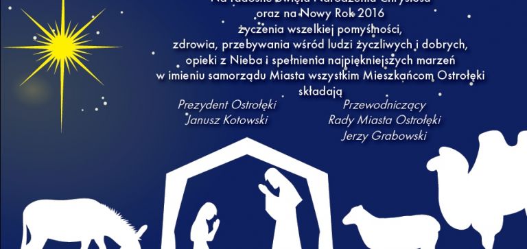 Życzenia dla mieszkańców Ostrołęki