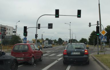 Remont sygnalizacji na skrzyżowaniu Steyera i Sikorskiego