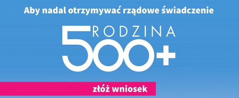 Program Rodzina 500 plus - złóż wniosek