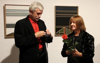 Artystyczne małżeństwo w Galerii Ostrołęka
