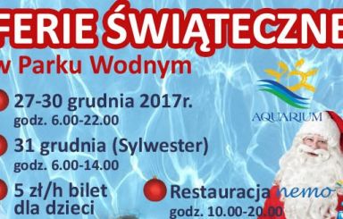 Aquapark zaprasza - spędź z nami aktywnie wolny czas!