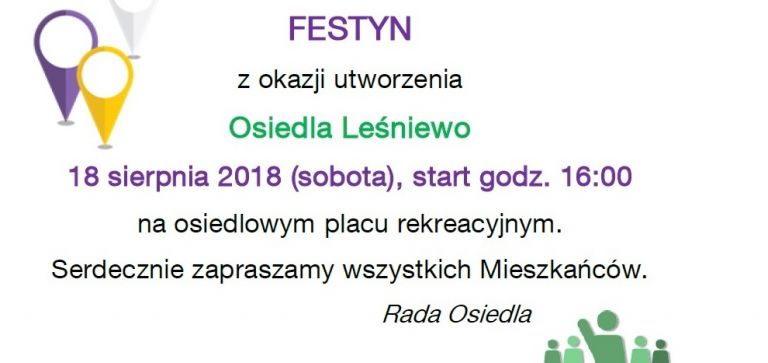 Festyn z okazji utworzenia osiedla Leśniewo