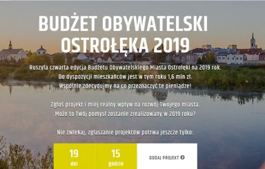 Można już składać projekty zadań do budżetu obywatelskiego