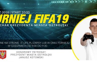 W sobotę Turniej Fifa19 o Puchar Prezydenta Miasta