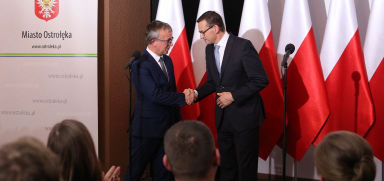 Premier Mateusz Morawiecki w Ostrołęce