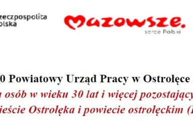 Powiatowy Urząd Pracy informuje