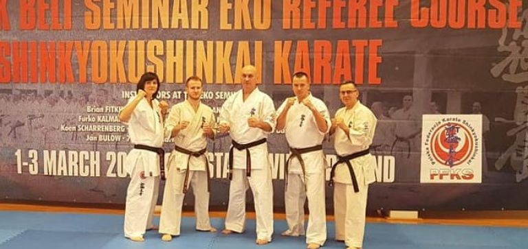 Zawodnicy i trenerzy MKKK na  Black Belt Seminar