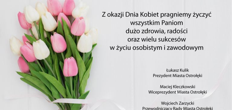 Życzenia z okazji Dnia Kobiet