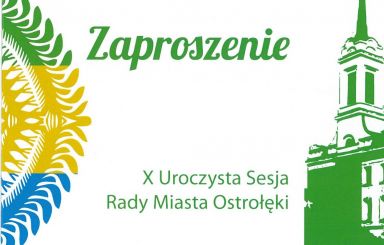 Zapraszamy na uroczystą sesję Rady Miasta