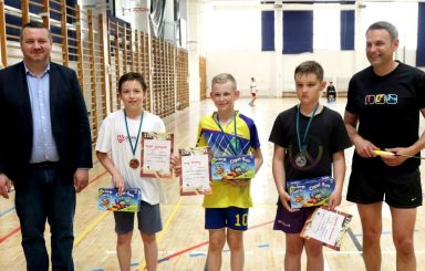 Badmintonowe zmagania po raz pierwszy