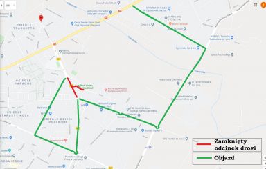 Sylwester: zmiana organizacji ruchu w okolicy parku wodnego