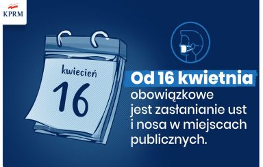 Wychodząc z domu zasłoń usta i nos