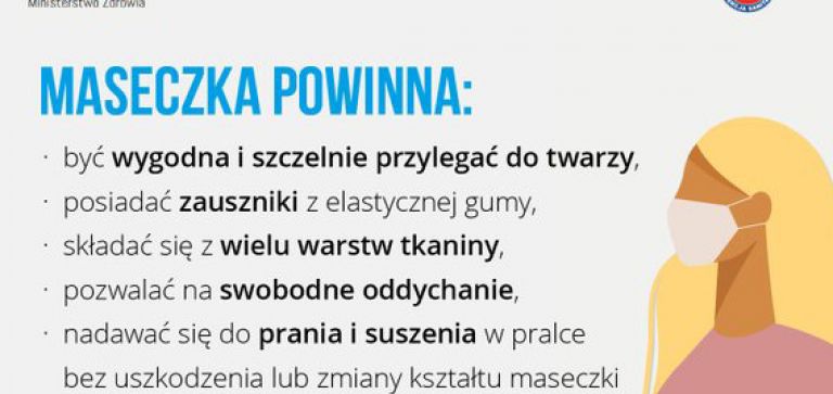 Instrukcja używania maseczek