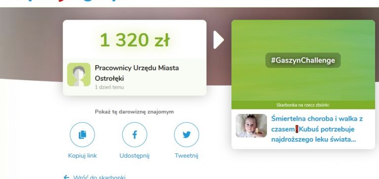 Kubuś, jesteśmy z Tobą!