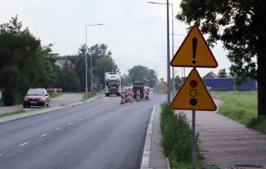 Zamknięty odcinek ul. Słowackiego między ul. Kaczyńską i Narutowicza