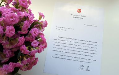 List Prezydenta Miasta Ostrołęki Łukasza Kulika na zakończenie roku szkolnego