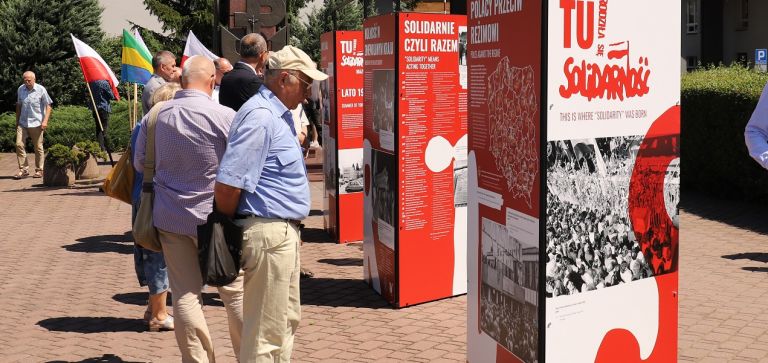 Otwarcie wystawy poświęconej Solidarności 1980 r.