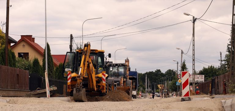 Prace na ulicy Padlewskiego