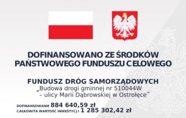 Budowa drogi gminnej nr 510044W – ulicy Dąbrowskiej w Ostrołęce