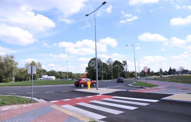Rondo na drodze wojewódzkiej nr 627 im. Janusza Kusocińskiego