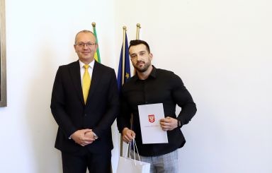 Podziękowanie dla Adriana Dziełaka