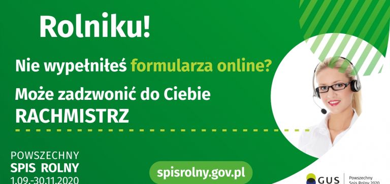 Dzwoni rachmistrz? Skorzystaj z okazji i spisz gospodarstwo rolne!