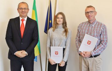 Uhonorowanie Aleksandry Dobkowskiej