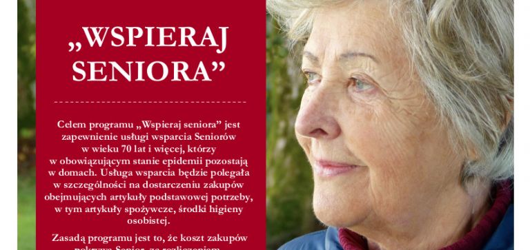 Wspieramy seniorów