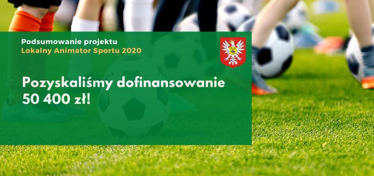 Lokalny Animator Sportu z dofinasowaniem ponad 50 tys. zł