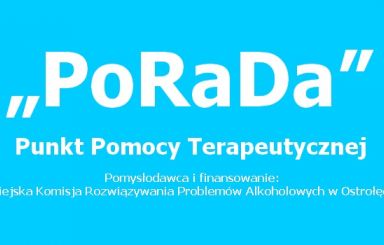 Punkt Pomocy Terapeutycznej „PoRaDa” kontynuuje pomoc mieszkańcom Ostrołęki