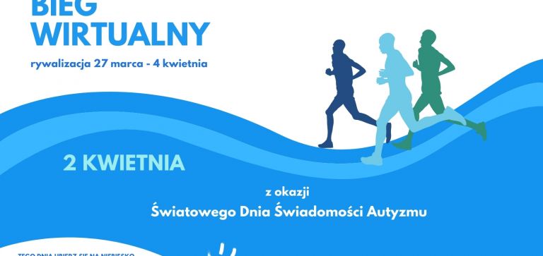 Wirtualny Bieg z okazji Światowego Dnia Świadomości Autyzmu