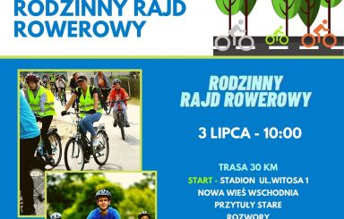 Rodzinny Rajd Rowerowy już 3 lipca