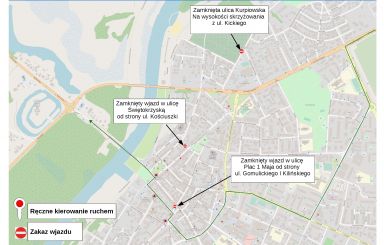W piątek zmiana organizacji ruchu. Kieruj się mostem Madalińskiego