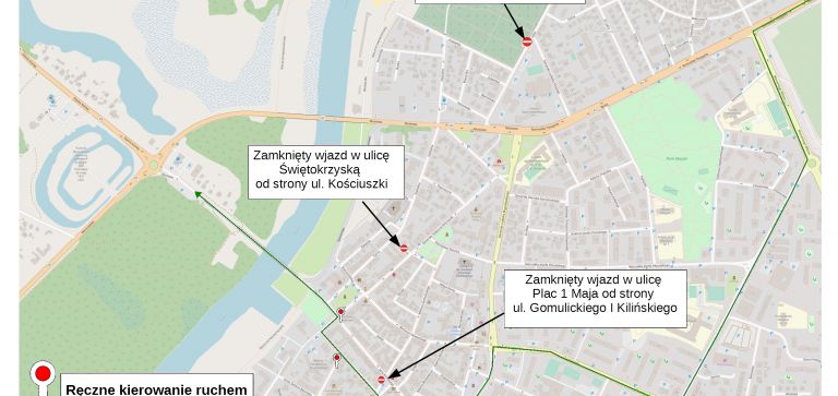 W piątek zmiana organizacji ruchu. Kieruj się mostem Madalińskiego